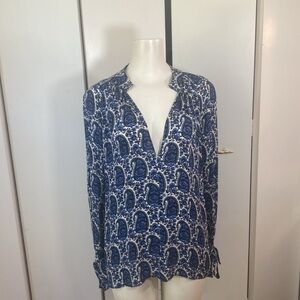 Intermix x 10 Crosby Derek Lam Silk Paisley Blouse (Fits up to Small)